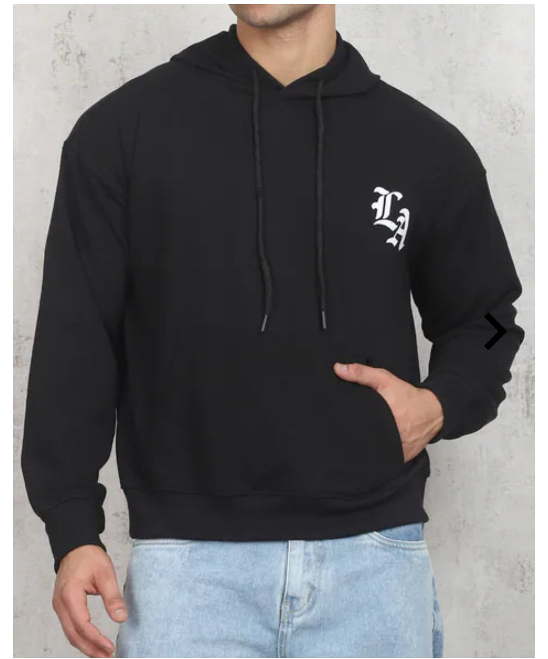 Relaxed Fit Drop Shoulder Typographic Back Print Hoodie